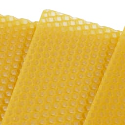 Beeswax Sheets 30PCS 19.5x41.5cm, Wax Foundation for Bee Frames, Natural Beehive Foundation for Honey Production