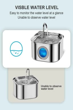 3.2L Stainless Steel Cat Water Fountain Automatic Cat Drinker Drinking Fountain For Cats Dogs Pet Water Dispenser Accessories