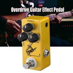 MOSKY Golden Horse Mini Overdrive Guitar Effect Pedal True Bypass Analog Circuit Dual Mode for Electric Guitar Bass