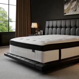 CAREBODY 12/14 Inch Queen Size Hybrid Double Mattress with Memory Foam and Pocket Springs, Medium Firm,Motion Isolation