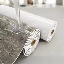 Waterproof Self-Adhesive Wall Sticker, Thick Foam Marble Wallpaper for Bedroom & Living Room Decoration
