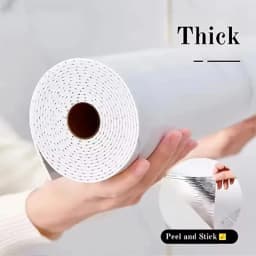 Waterproof Self-Adhesive Wall Sticker, Thick Foam Marble Wallpaper for Bedroom & Living Room Decoration