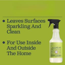 Clean Day Glass Cleaner, Lemon Verbena Scent, 24  fl oz Bottle