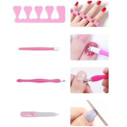 Professional USB Electric Nail Drill Polish File Kit with UV LED Nail Lamp Gel Manicure Dryer Lamp Acrylic Starter Set