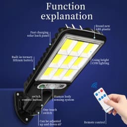Solar Outdoor LED Wall Light Human Body Motion Sensor 3 Modes IP65 Waterproof Solar Garden Lamp Auto Charging Waterproof Outdoor Street Lantern for Yard Courtyard Garage Terrace Patio Home Exterior Decor Security Night Light Weatherproof Auto On Off Outdo