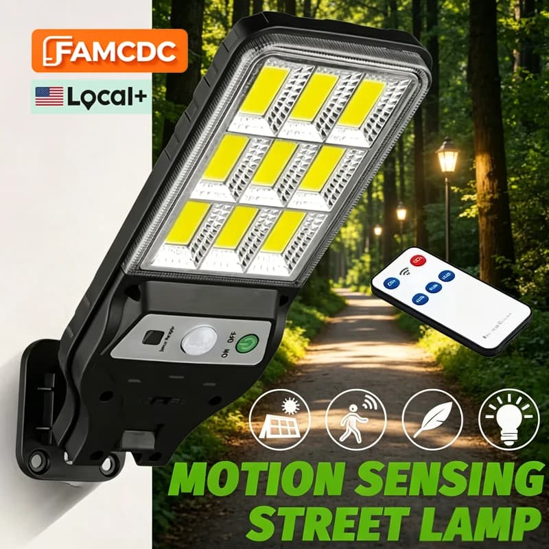 Solar Outdoor LED Wall Light Human Body Motion Sensor 3 Modes IP65 Waterproof Solar Garden Lamp Auto Charging Waterproof Outdoor Street Lantern for Yard Courtyard Garage Terrace Patio Home Exterior Decor Security Night Light Weatherproof Auto On Off Outdo