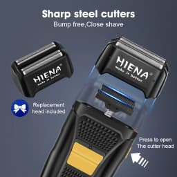Cordless Hair Clippers for Men, Self Haircut Kit for Men Electric Clippers and shaver Grooming Rechargeable Beard Trimmer with Adjustable Blade & LCD Display Indicator light Hair Cutting Tools for Home use
