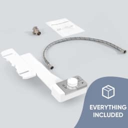 Bidet Attachment for Toilet - Ultra-Slim Self Cleaning Fresh Cold Water Sprayer Bidets for Existing Toilets Seat Baday Beday Badette Bedette with Dual Nozzle for Feminine and Posterior Wash