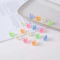 10-100pcs Tiny Electroplated Iridescent Resin Ducks Miniatures Figurines for Micro Garden Landscape DIY Home Potted Plant Decora