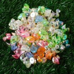 10-100pcs Tiny Electroplated Iridescent Resin Ducks Miniatures Figurines for Micro Garden Landscape DIY Home Potted Plant Decora