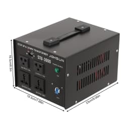 3000W Voltage Converter 110V To 220V (Step Up/Down) – Universal Power Transformer with USB Port, Fits for Travel, Home & Industrial Use
