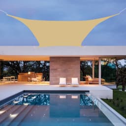 4x6m Rectangle Sun Shade Sail, Outdoor Patio Sunshade Sail, Sun Shade Sail For Backyard, Garden, Porch