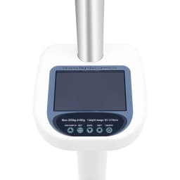 Ultrasonic Height and Weight Scale 200kg/440lbs High Precision Digital Body Fat Analyzer 76.77inch Tall LCD Display with Voice Broadcast Muscle Bone Mass BMI Sturdy Aluminum Base Floor Standing Scale for Home Gym Fitness Weight Loss Health Monitoring