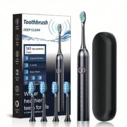 Popular Toothbrush, Adult Household Soft-Bristled Sonic Electric Toothbrush USB Rechargeable Couple Toothbrush, With Four Brush Heads