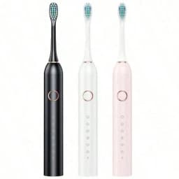 Popular Toothbrush, Adult Household Soft-Bristled Sonic Electric Toothbrush USB Rechargeable Couple Toothbrush, With Four Brush Heads