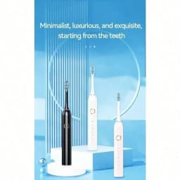 Popular Toothbrush, Adult Household Soft-Bristled Sonic Electric Toothbrush USB Rechargeable Couple Toothbrush, With Four Brush Heads