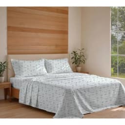 100% Cotton Organic Percale Sheets Size Crisp Cooling Bed Sheets for Hot Sleepers, Deep Pocket 15", Soft Peach Finish, Breathab