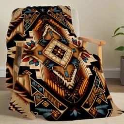 Flannel Throw Blanket Ethnic Patterns Print Blanket Super Soft Cozy Sofa Nap Blanket Home Blanket Perfect Home Gift for Her