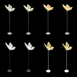 48W LED Strip Light LED 2pcs Wedding Butterfly Floor Lamp Hanging Light Romantic Hanging Wedding Butterfly Decoration Props