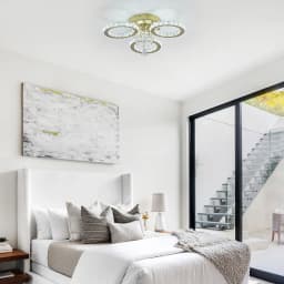Modern Led Ceiling Light Modern Home Decoration Crystal Chandelier Luxury Living Room Dining Gold Ceiling Lamp Lighting