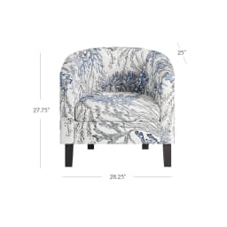 Arm Chair, Set of 2 Modern Comfy Upholstered Tufted Club Chair with Sturdy Legs and Linen Fabric for Bedroom Livin