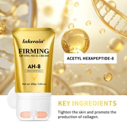 Lakerain Firming Lifting Neck Cream Deep Nourishment Lightweight Formula Remove Double Chin Rejuvenation Firms Loose Skin Cream