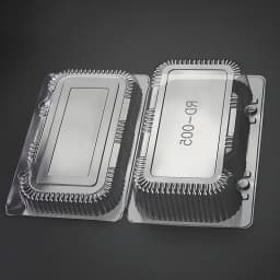 Food Grade Clear Disposable Pastry Boxes 50 - Pack, Airtight Cake & Dessert Storage Containers | Commercial & Home Use
