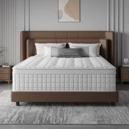 Queen King Mattress 12 Inch 14 Inch 8inch 10inch Twin Full Superior Firm Hybrid Mattress In A Box - Euro Top Luxury Mattress-Gel Memory Foam And Innerspring Hybrid Mattress For Motion Isolation, Edge Support