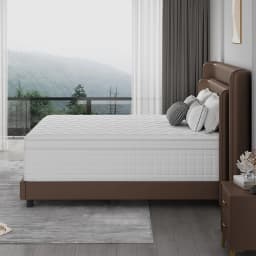 Queen King Mattress 12 Inch 14 Inch 8inch 10inch Twin Full Superior Firm Hybrid Mattress In A Box - Euro Top Luxury Mattress-Gel Memory Foam And Innerspring Hybrid Mattress For Motion Isolation, Edge Support