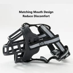 Soft Silicone Pet Dog Muzzle Anti-biting Chewing Mask Breathable Basket Dog Muzzle Durable Strong Mask Muzzle pet Dog Supplies