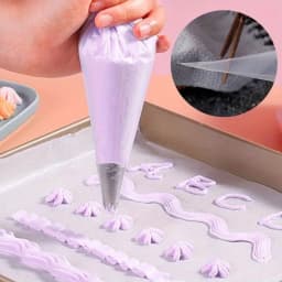 100 Pce - Disposable Piping Bags Food Grade Thickened Anti-Burst Pastry Bags for Cake Cookie Decorating