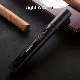 2/4PCS Butane Torch Lighters Windproof Long Jet Flame Refillable Pen Lighter Adjustable Flame for Candles Cooking BBQ Camping