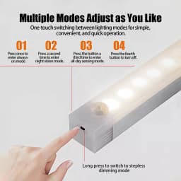 USB Under Cabinet Light USB 5V LED Motion Sensor Light Night Light Wireless For Kitchen Cabinet Bedroom Sensor Indoor Lighting