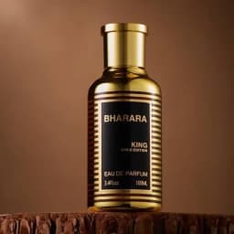 Bharara King Gold Edition Eau de Parfum 3.4oz/100ml Woody Spicy Fragrance for Men with Travel Spray