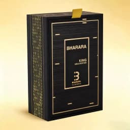 Bharara King Gold Edition Eau de Parfum 3.4oz/100ml Woody Spicy Fragrance for Men with Travel Spray