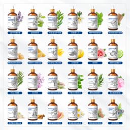 HIQILI 100ML Natural Essential Oil, Frankincense/Lemon/Rosemary/Tea Tree/Lavender/Wintergreen/Ylang, Humidifiers, DIY Candles