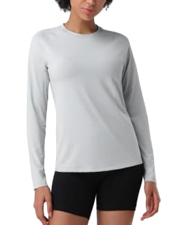 Pioneer Camp Hiking Long Sleeve T-shirt Rash Guard for Women Sun Shirts UPF 50+ SPF UV Protection Workout Tops Running Quick Dry