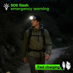 Super Bright Led Flashlight, Long Battery Life, USB Fast Charging, Two Modes (High Brightness for over 8 Hours / Medium Brightness for over 12 Hours), Rechargeable Tactical Flashlight, Suitable for Camping, Hiking, Emergencies, and Outdoor Activities