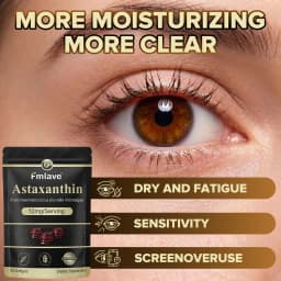 Fmlave Premium Astaxanthin 12mg, Natural Antioxidant Supplement for Eye, Joint, Skin Health,Microalgae Source, 120 Softgels