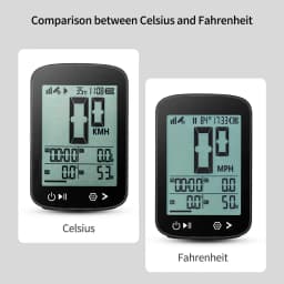 BIKEVEE Rechargeable GPS Wireless Bike Cycling Computer Waterproof USB-C Wireless Bicycle Speedometer Odometer Stopwatch with Auto Backlight Altitude Gradient Speed Mileage Riding Accessories