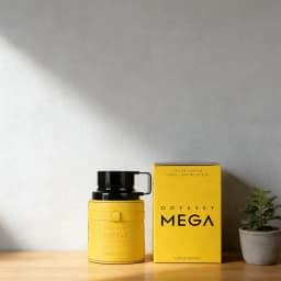 Armaf Odyssey Mega Man Limited Edition Eau De Parfum Spray Wood Scent for Men - Perfect for Birthday Graduation Party Travel Camping 100ML