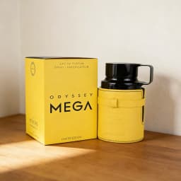 Armaf Odyssey Mega Man Limited Edition Eau De Parfum Spray Wood Scent for Men - Perfect for Birthday Graduation Party Travel Camping 100ML