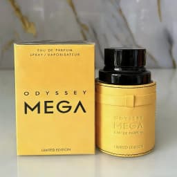Armaf Odyssey Mega Man Limited Edition Eau De Parfum Spray Wood Scent for Men - Perfect for Birthday Graduation Party Travel Camping 100ML