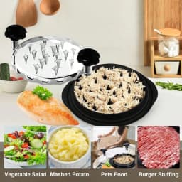 Chefy Ergonomic Manual Chicken Shredder Easy Meat Separator for Pet Food Kitchen Prep