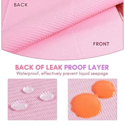 Makartt Disposable Nail Mats: 50Pcs Pink Fordable Nail Paper Towels for Table Acrylic Nail Practice Sheet 3 Ply Waterproof Nail