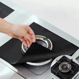 Stove Splatter Guard - Thick Gas Range Protector Mat, Heat Resistant Cooktop Liner for Easy Cleaning