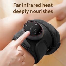 USB Heating Knee Protection Massage for Joint Far-infrared Knee Shoulder Elbow Pad Wireless LED 5 Levels Hot Compress Massager