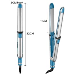 QXXZ Customized Hair Straightener Flat Iron LED Temperature Light Display Titanium Plate Rapid Heating Styling Tools