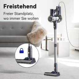 INSE I8 Corded Vacuum Cleaner Free-Stand Stick Vacuum 25KPa 600W Powerful 6 In1 Lightweight Handheld Cleaner for Carpet Pet Hair