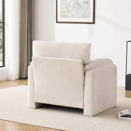 Chenille Oversized Armchair, 38.6" Wide Accent Chairs for Living Room & Bedroom Modern Lounge Chair, Customized
